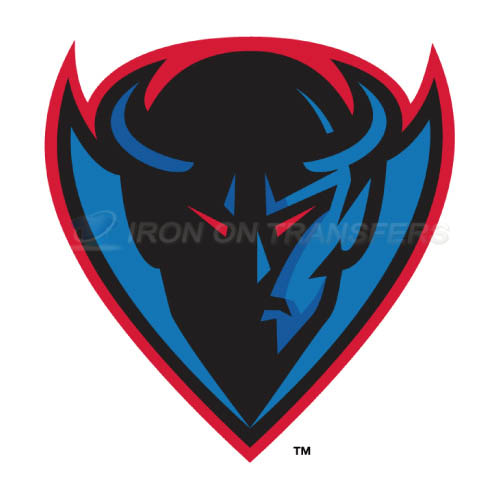 DePaul Blue Demons Logo T-shirts Iron On Transfers N4264 - Click Image to Close